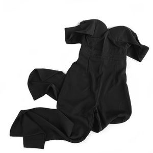 Few Moda | bardot sweetheart wide leg jumpsuit